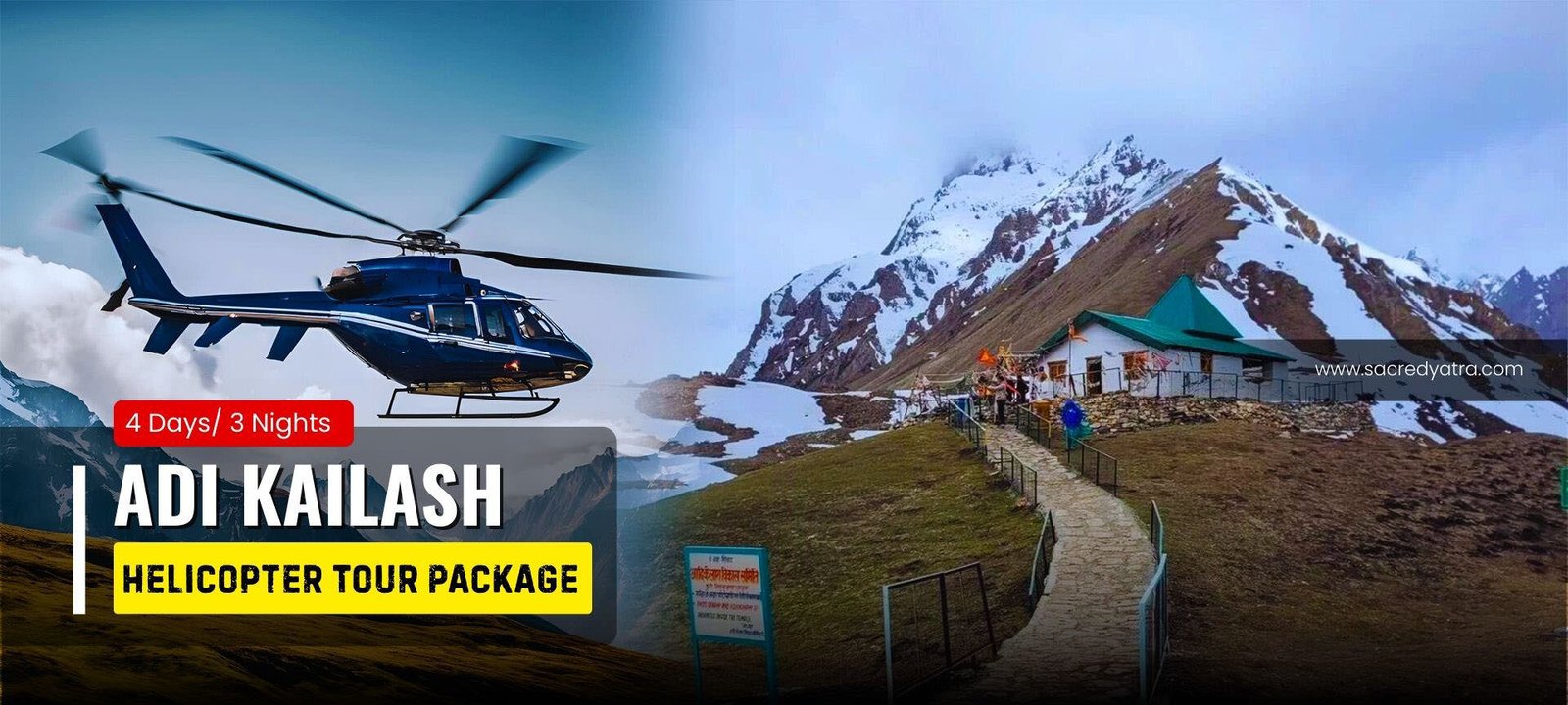 Adi Kailash Helicopter Tour Package
