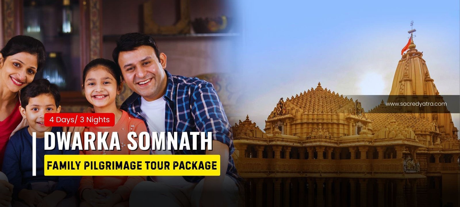 Dwarka Somnath Family Pilgrimage Tour Package