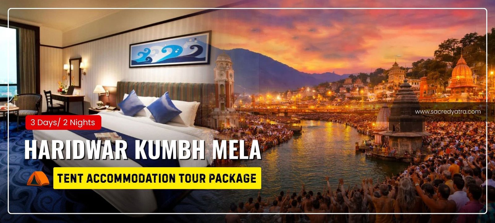 Kumbh Mela Haridwar Tent Accommodation Package
