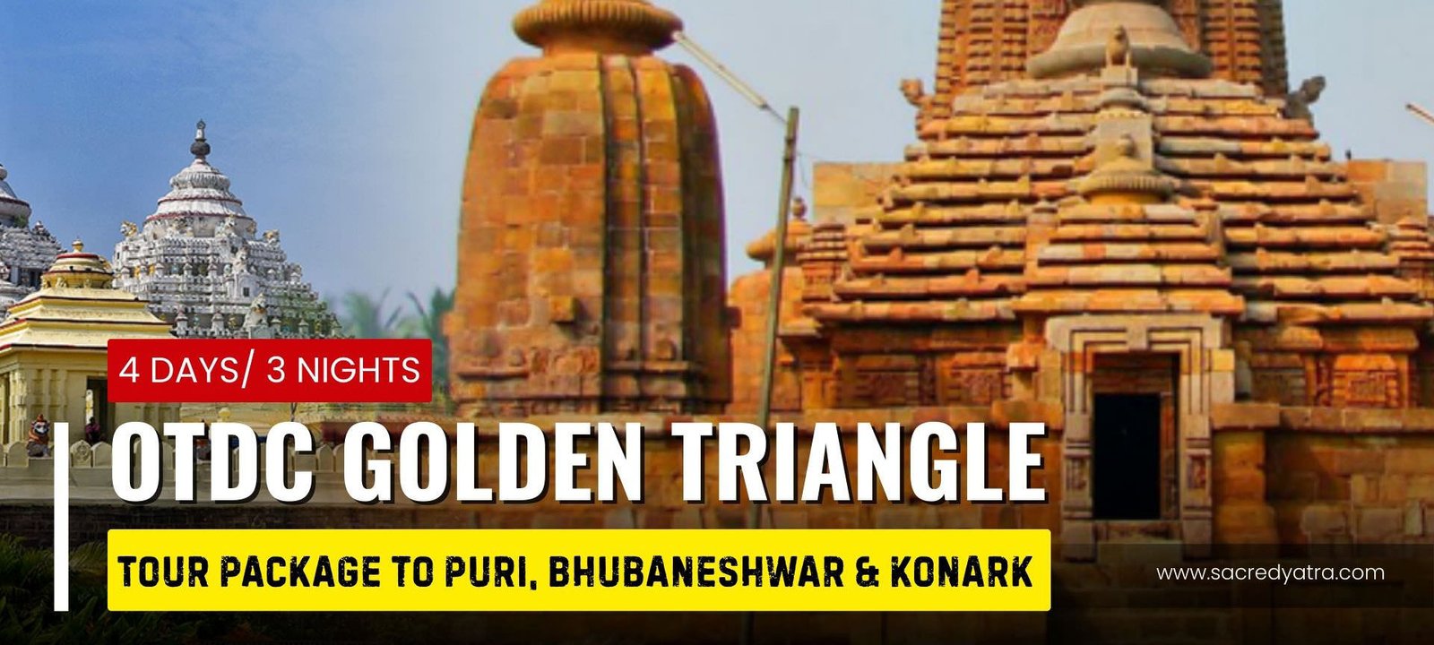 OTDC Golden Triangle Tour Package To Puri, Bhubaneshwar & Konark