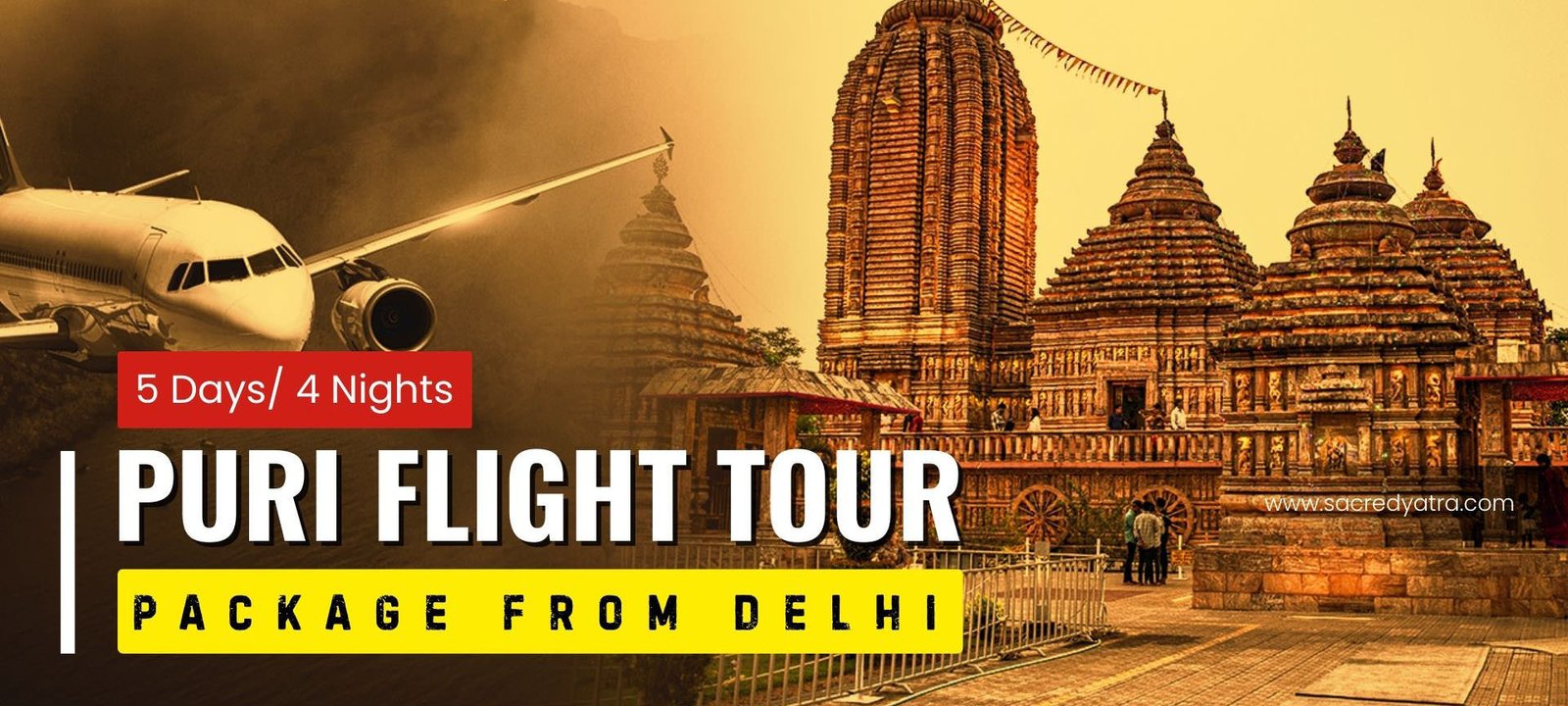4 Nights Puri Flight Tour Package from Delhi