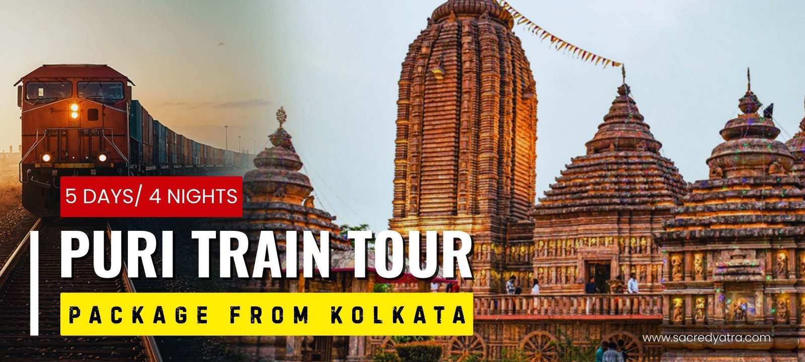4 Nights Puri Train Tour Package from Kolkata