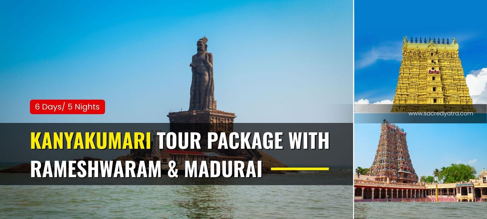 5 Nights Kanyakumari Tour Package with Rameshwaram & Madurai