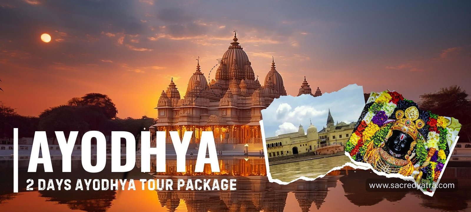 Ayodhya 2 Days Ram Mandir Tour Package with Saryu Aarti Experience