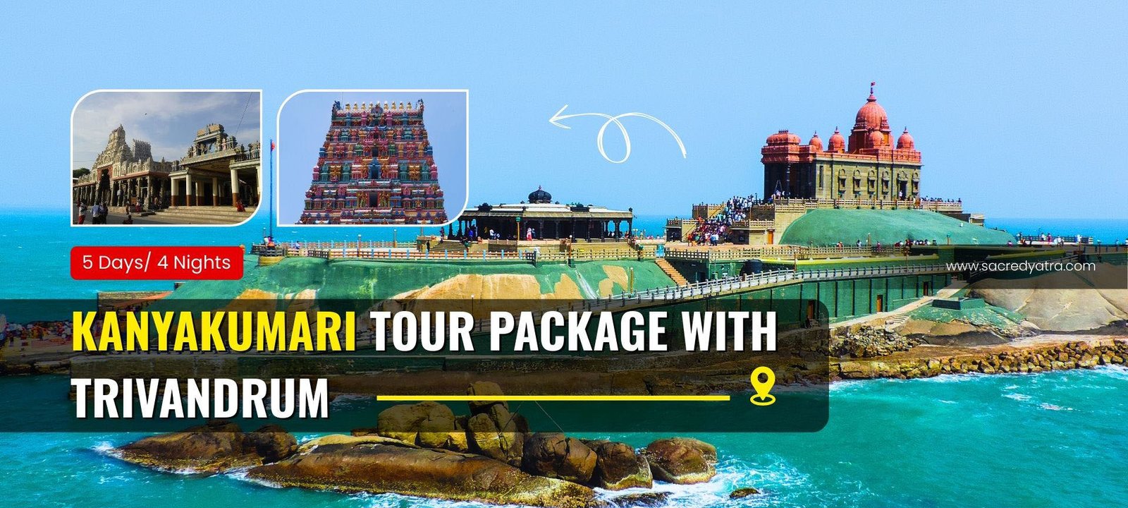 4 Nights Kanyakumari Tour Package with Trivandrum