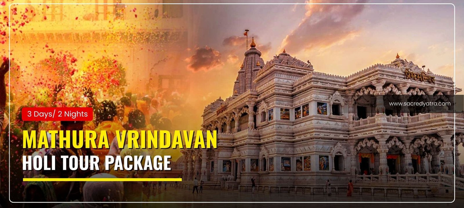 Mathura Vrindavan Holi Tour Package