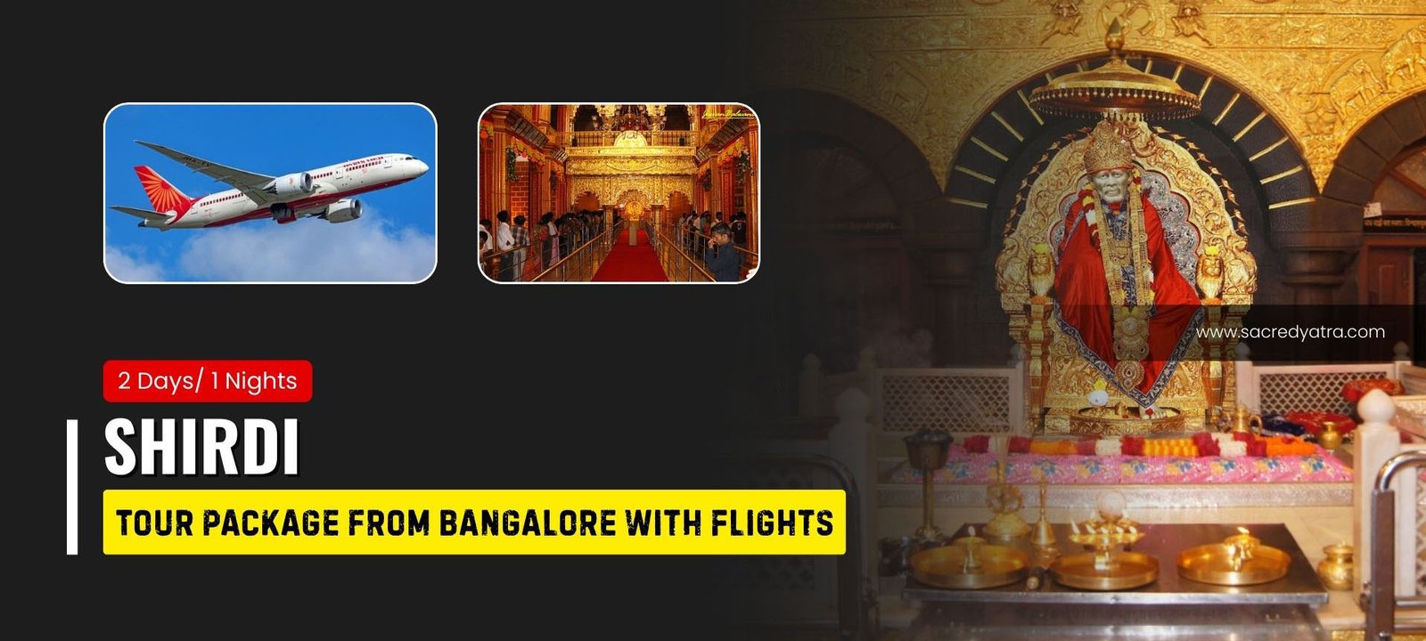 Shirdi Tour Package from Bangalore with Flights