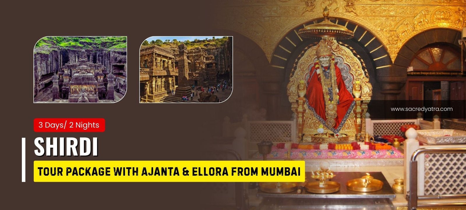 3 Days Shirdi Tour Package with Ajanta & Ellora from Mumbai