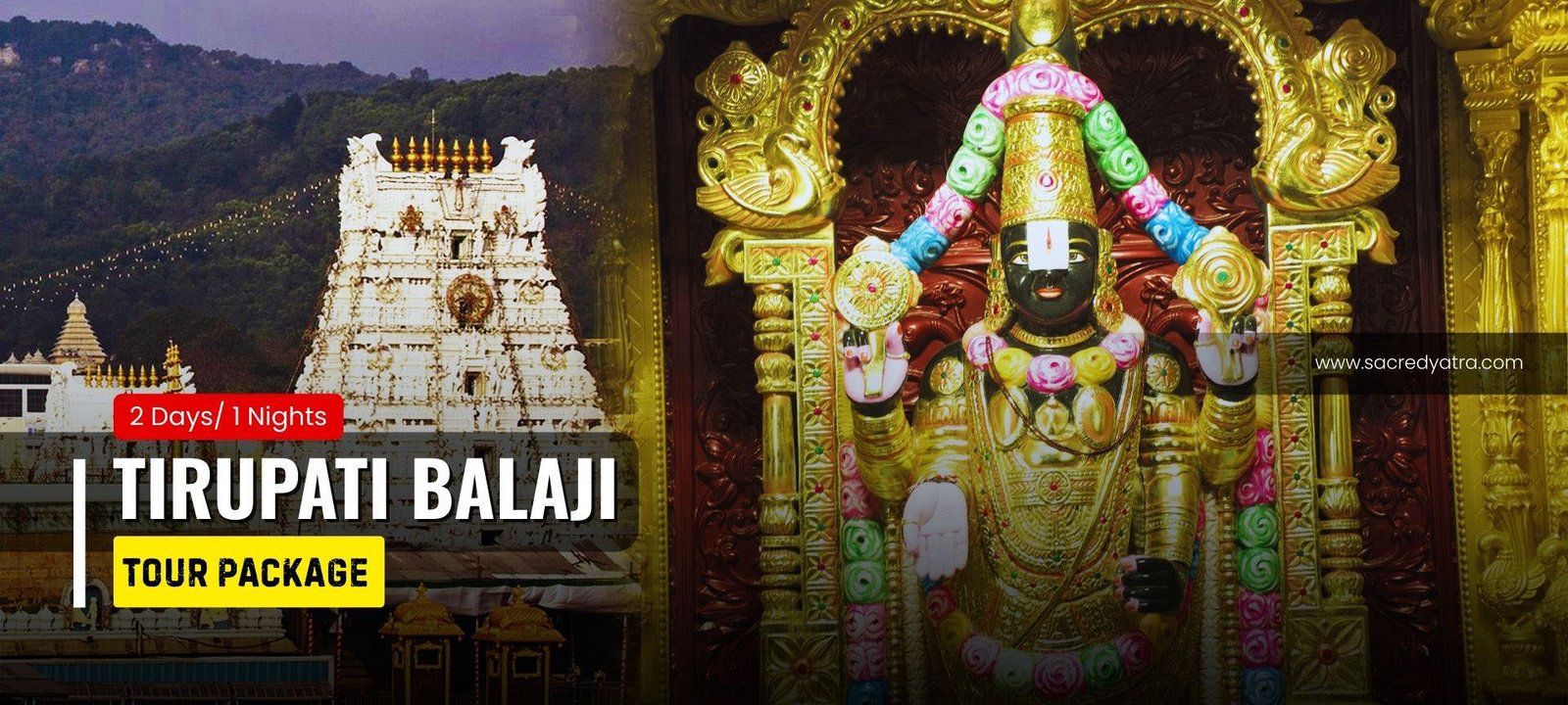2 Days Tirupati Balaji Tour Package