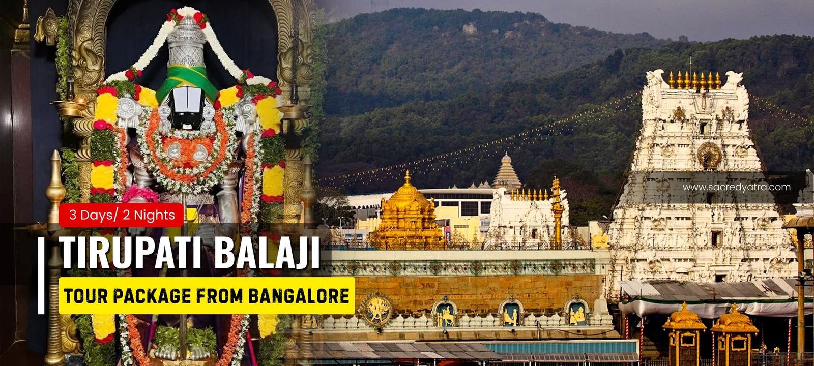 Tirupati Balaji Tour Package from Bangalore