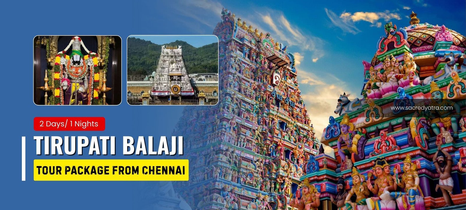 Tirupati Balaji Tour Package from Chennai