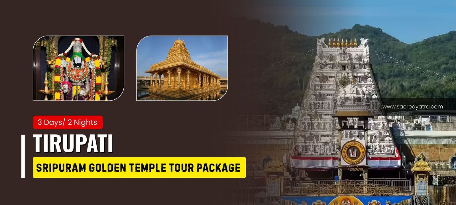 Tirupati Sripuram Golden Temple Tour Package