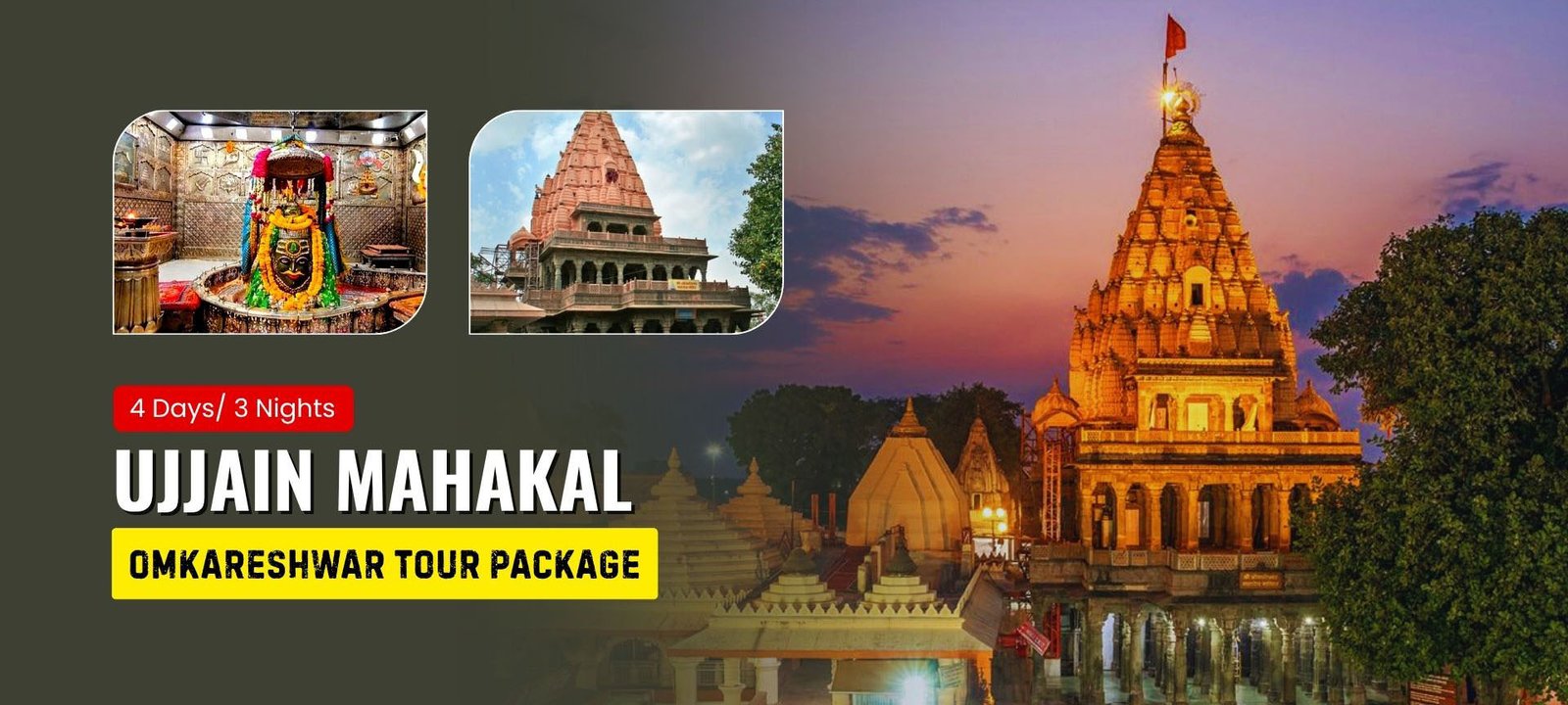 Ujjain Mahakal Omkareshwar Tour Package