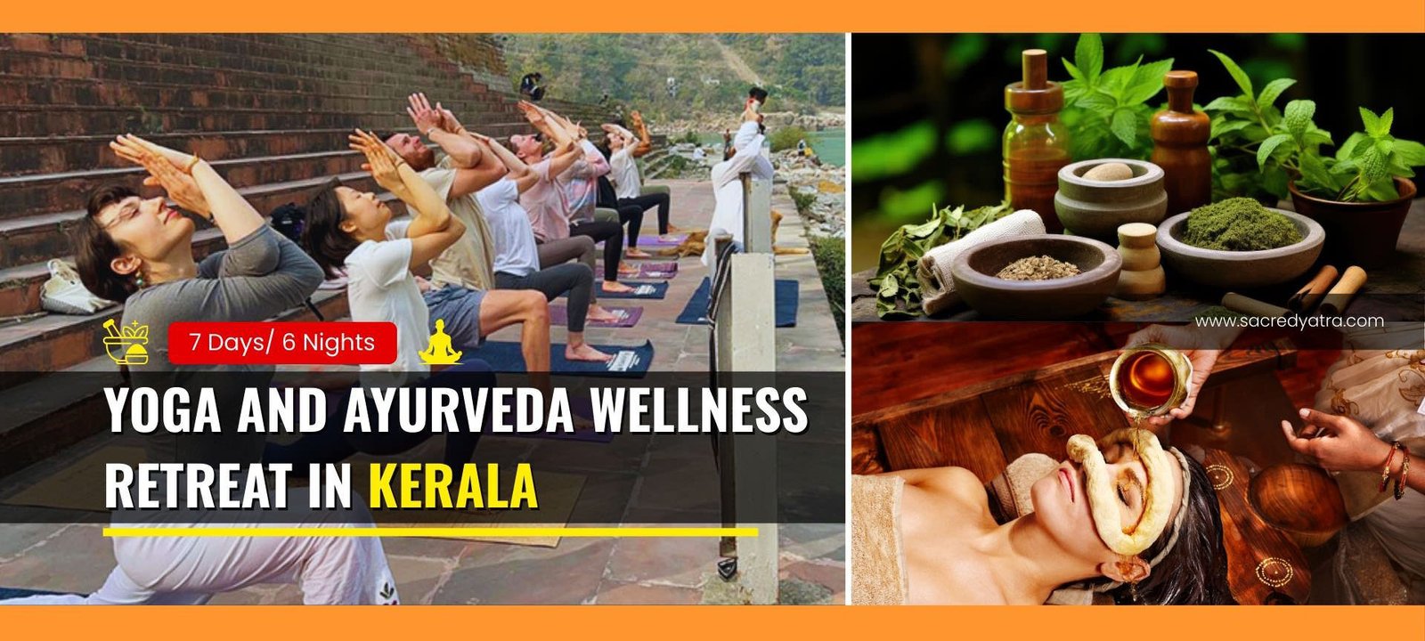 7 Days Yoga and Ayurveda Wellness Retreat in Kerala