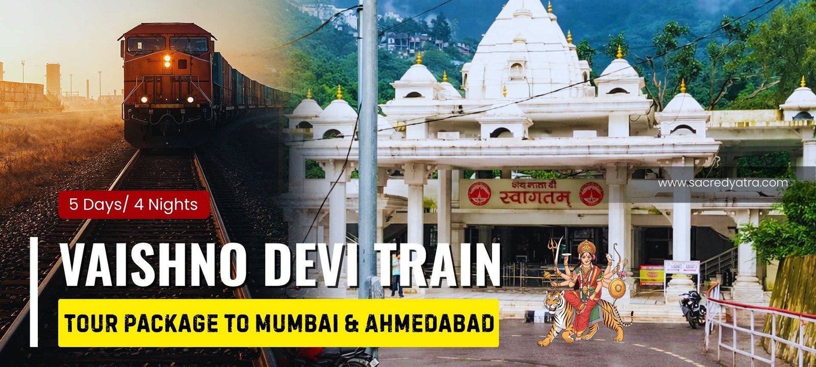 4 Nights Vaishno Devi Train Tour Package from Mumbai / Ahmedabad