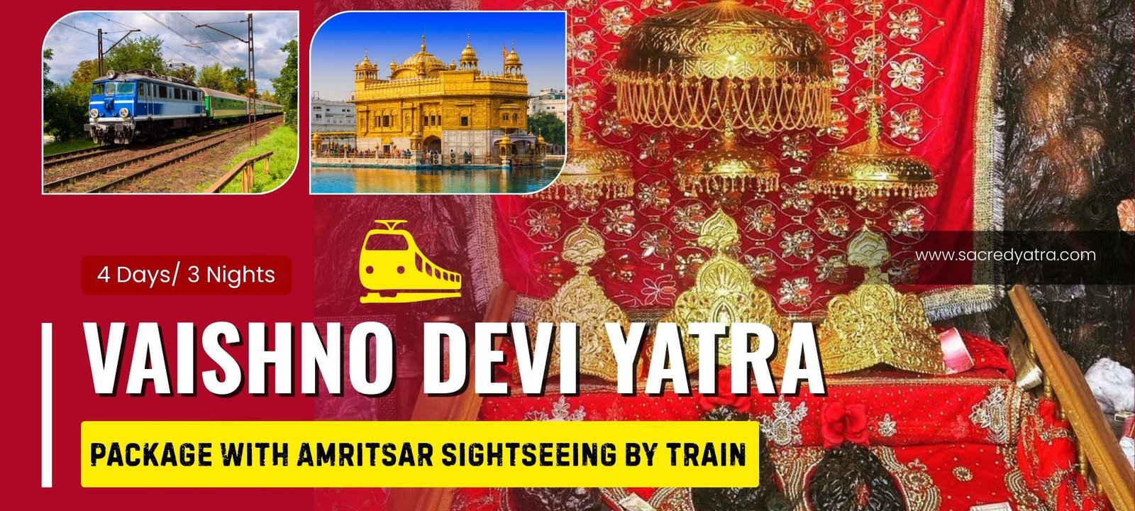 Vaishno Devi Train Package with Amritsar Sightseeing