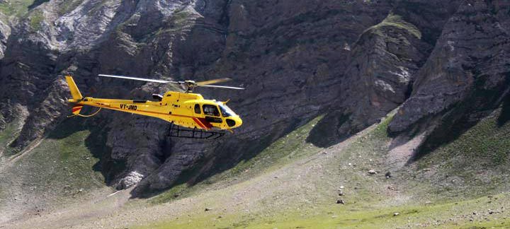 srinagar helicopter tour