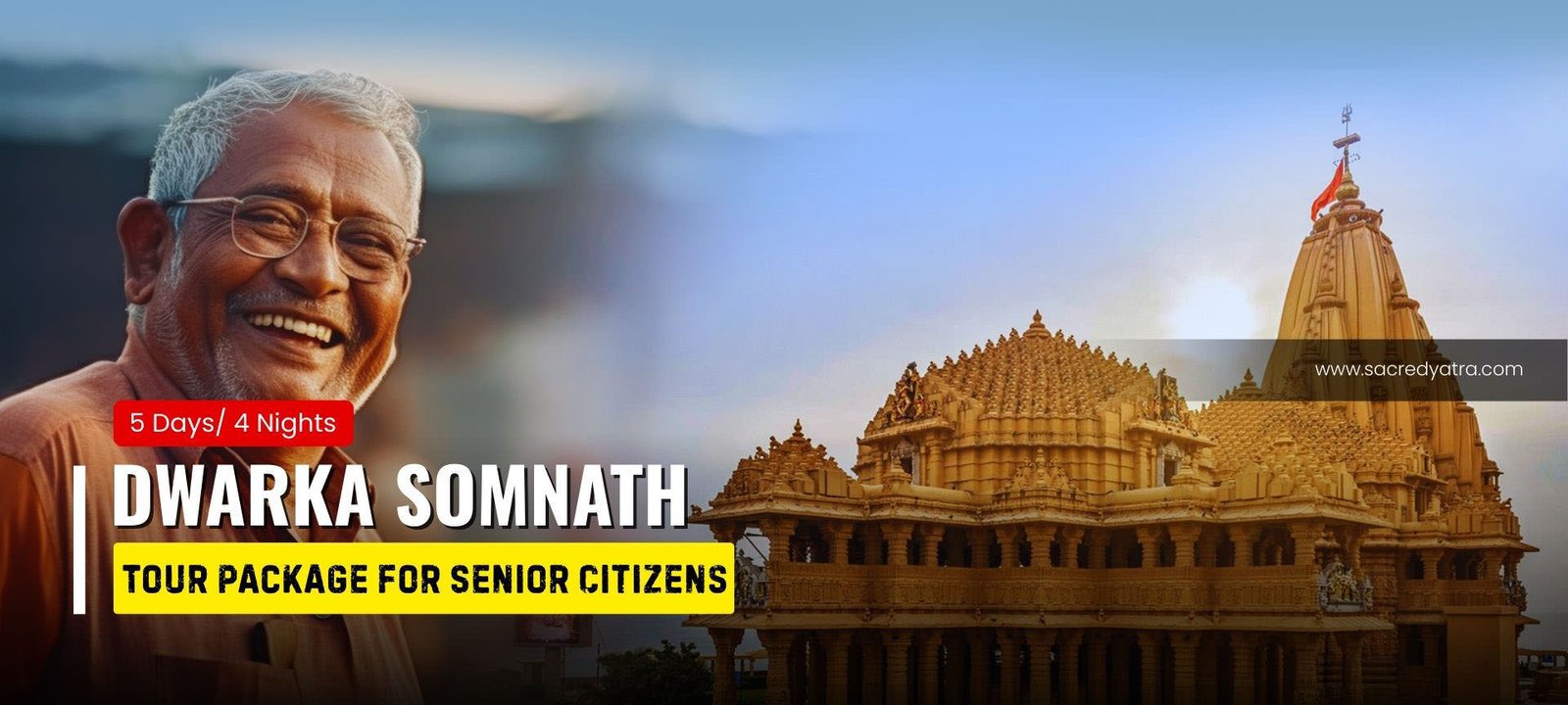 Dwarka Somnath Tour Package for Senior Citizens