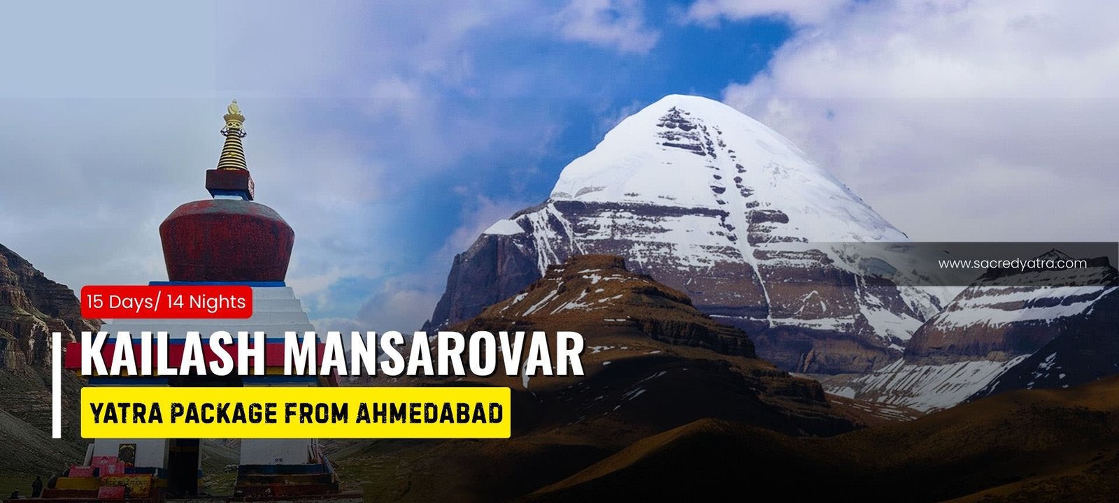 Kailash Mansarovar Yatra Package from Ahmedabad