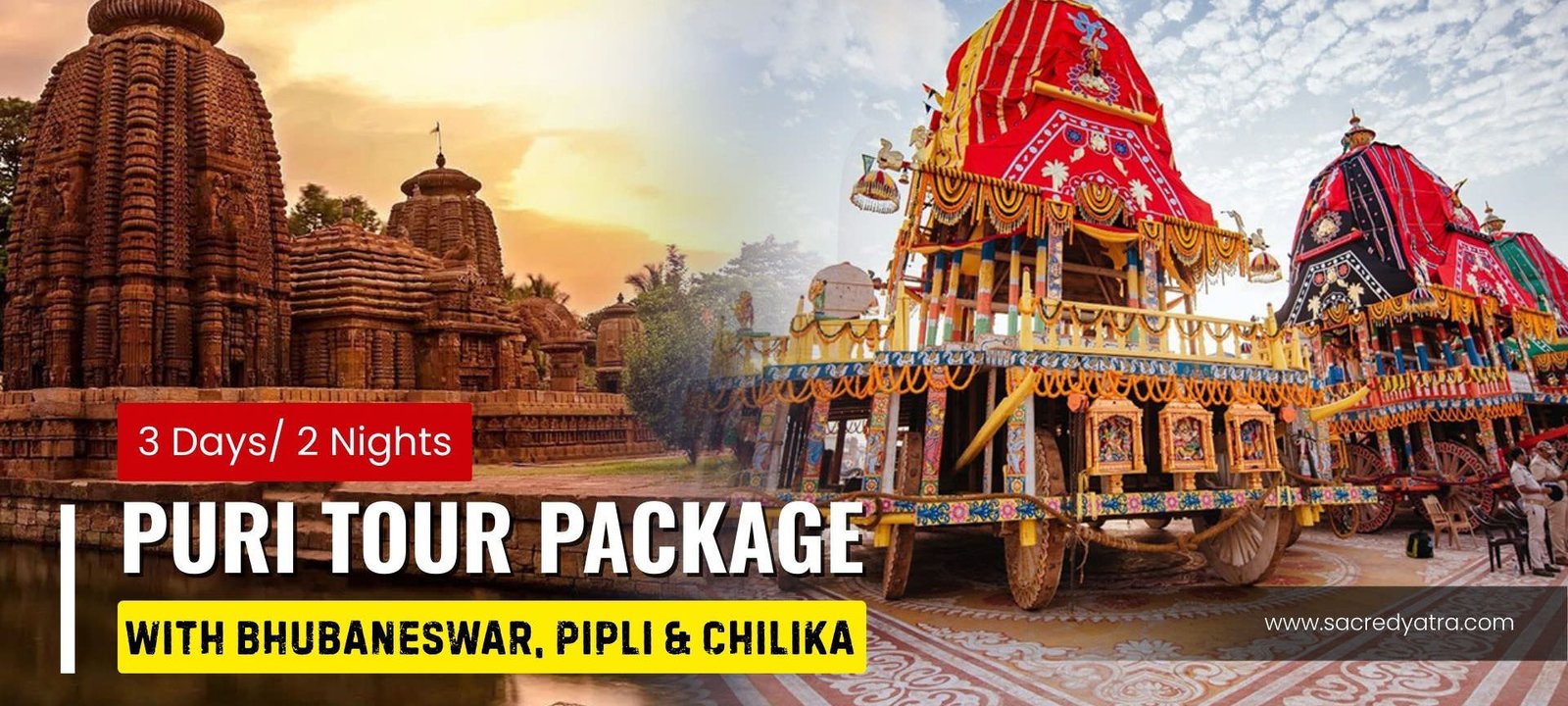 Puri Tour Package With Bhubaneswar, Pipli & Chilika