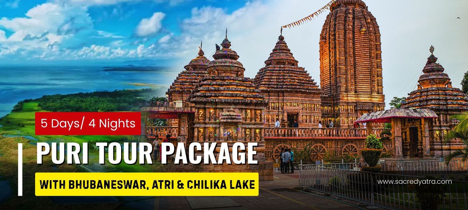 4 Nights Puri Tour Package With Bhubaneswar, Atri & Chilika Lake