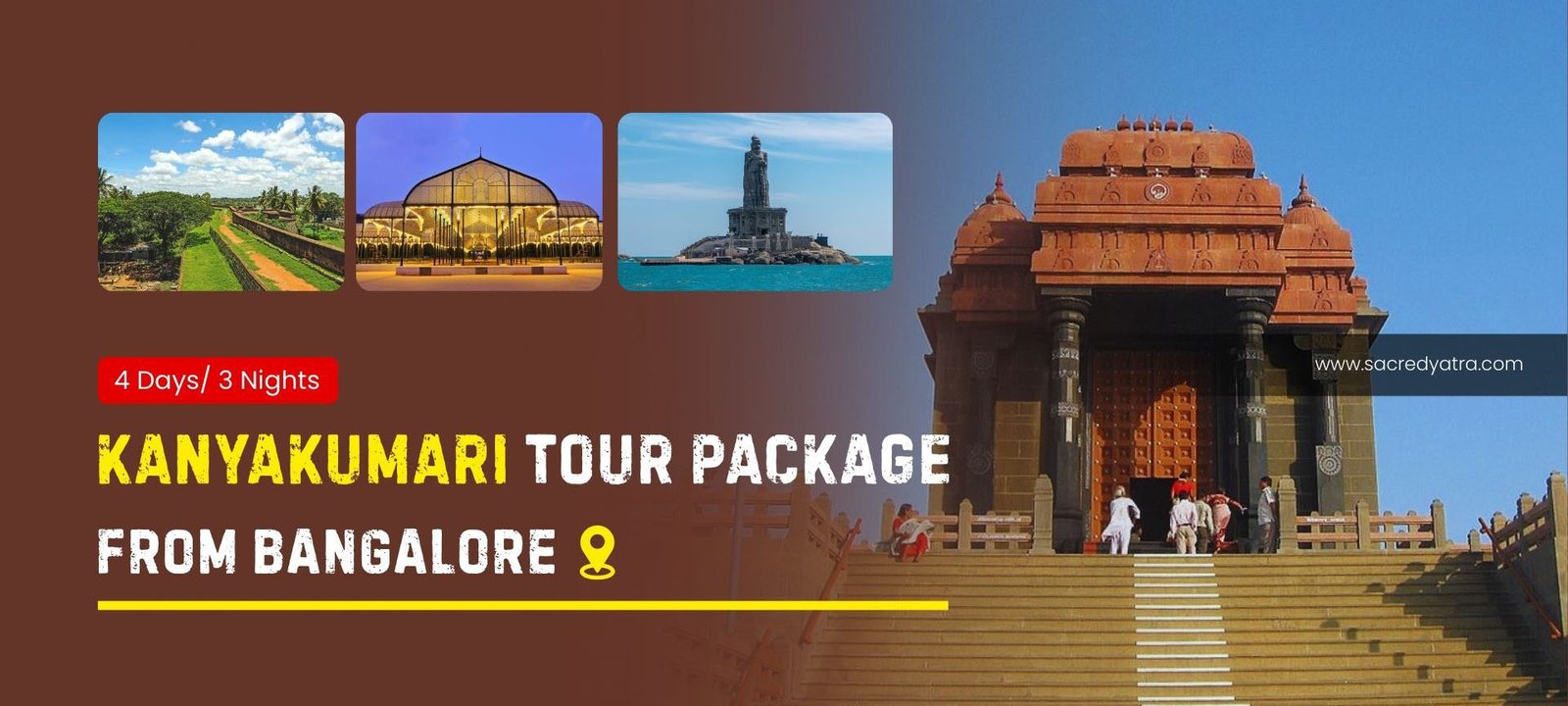 Kanyakumari Tour Package from Bangalore