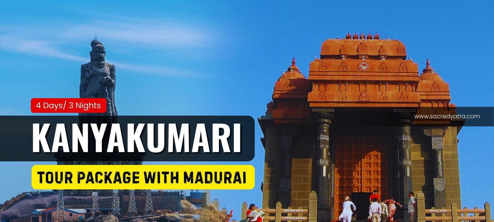 3 Nights Kanyakumari Tour Package with Madurai