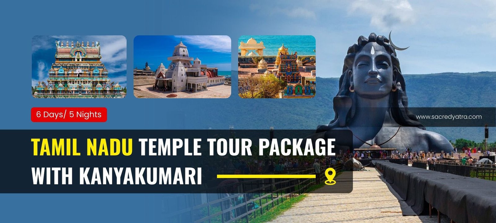 Tamil Nadu Temple Tour Package with Kanyakumari