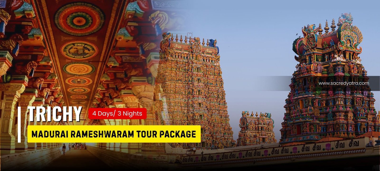 Trichy (Tiruchirappalli) Madurai Rameshwaram Tour Package