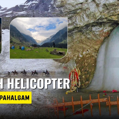 Amarnath 2 Nights Helicopter Package Ex Pahalgam